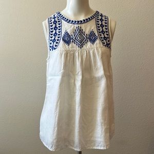 J. Crew Factory linen blend tank.